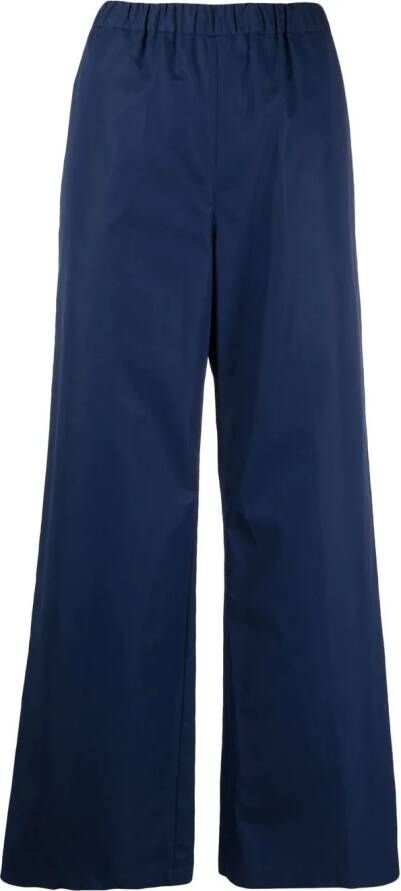 ASPESI Cropped broek Blauw