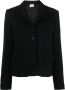 ASPESI Cropped blazer Zwart - Thumbnail 1