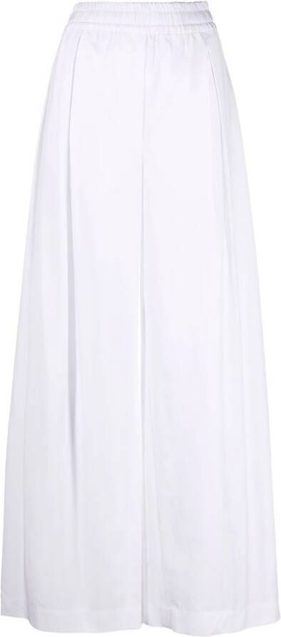 ASPESI Flared broek Wit