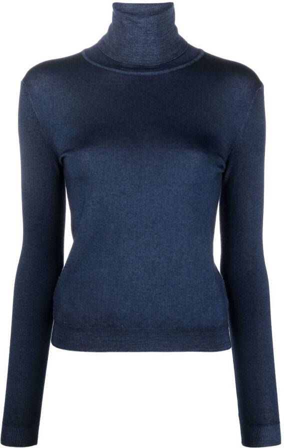 ASPESI Gebreide coltrui Blauw