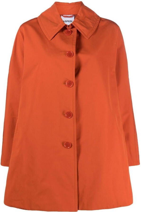 ASPESI Jas met enkele rij knopen Oranje