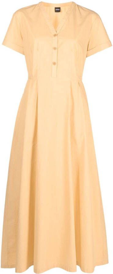 ASPESI Katoenen jurk Oranje