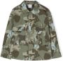 Aspesi Kids Shirt met camouflageprint Groen - Thumbnail 1