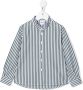 Aspesi Kids Gestreept shirt Wit - Thumbnail 1