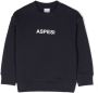 Aspesi Kids Sweater met logoprint Blauw - Thumbnail 1