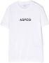 Aspesi Kids T-shirt met logoprint Wit - Thumbnail 1