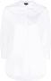 ASPESI Kraagloze blouse Wit - Thumbnail 1