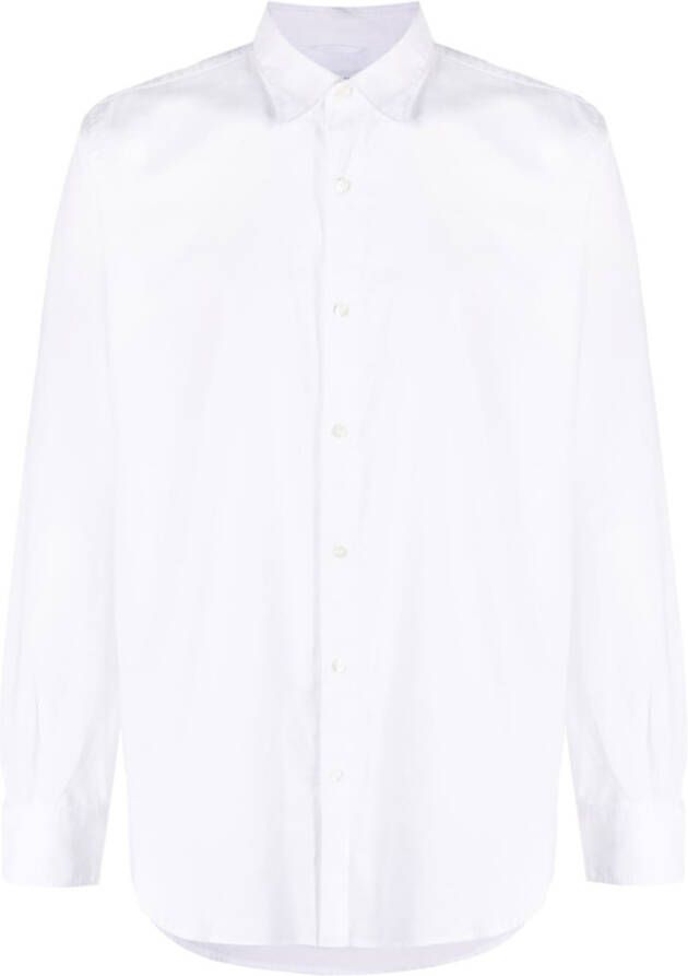 ASPESI long-sleeve cotton shirt Wit