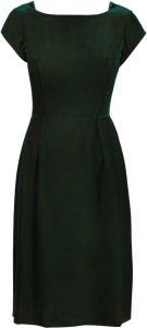 ASPESI Midi-jurk met V-rug Groen