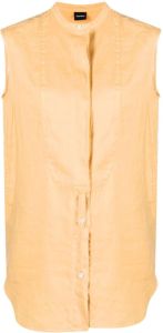 ASPESI Mouwloze blouse Oranje