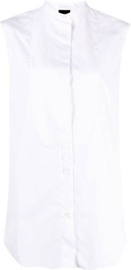 ASPESI Mouwloze blouse Wit