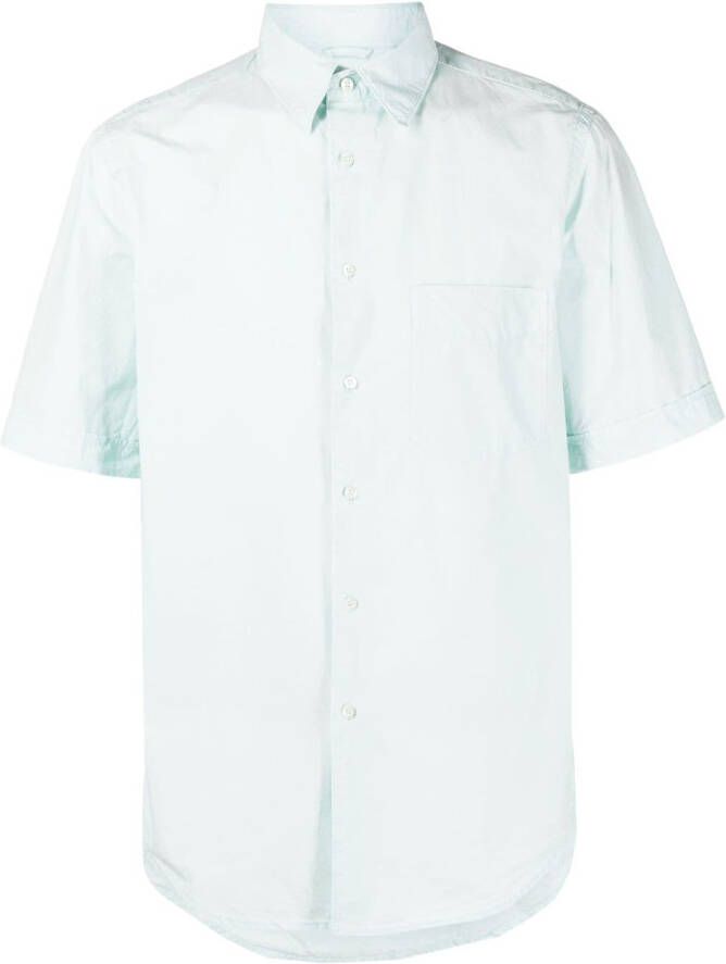 ASPESI Overhemd met opgestikte zak Blauw