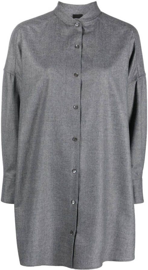 ASPESI Oversized blouse Grijs