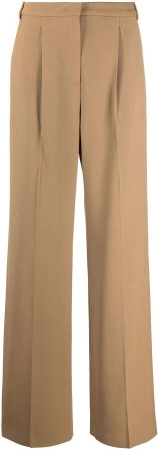 ASPESI Pantalon met wijde pijpen Beige