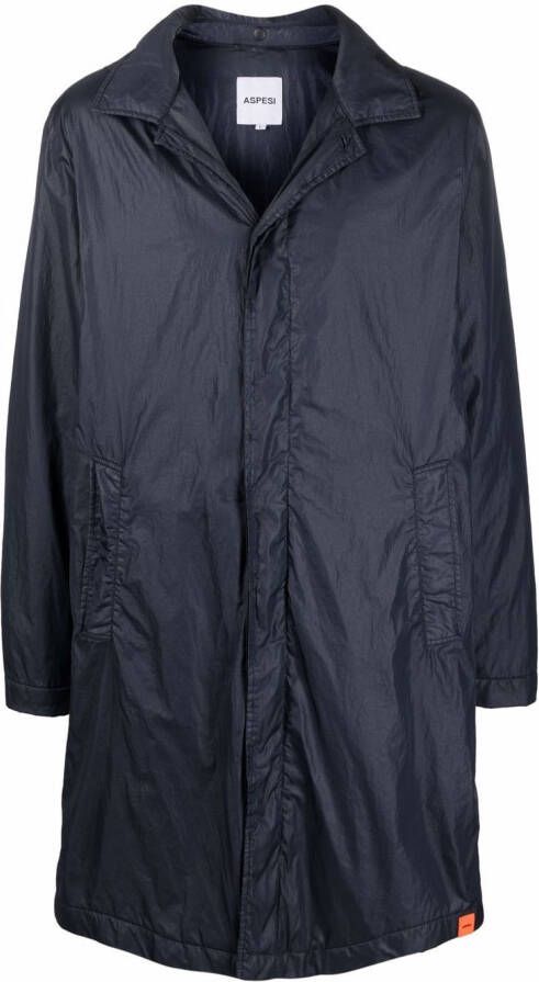 ASPESI Parka met capuchon Blauw