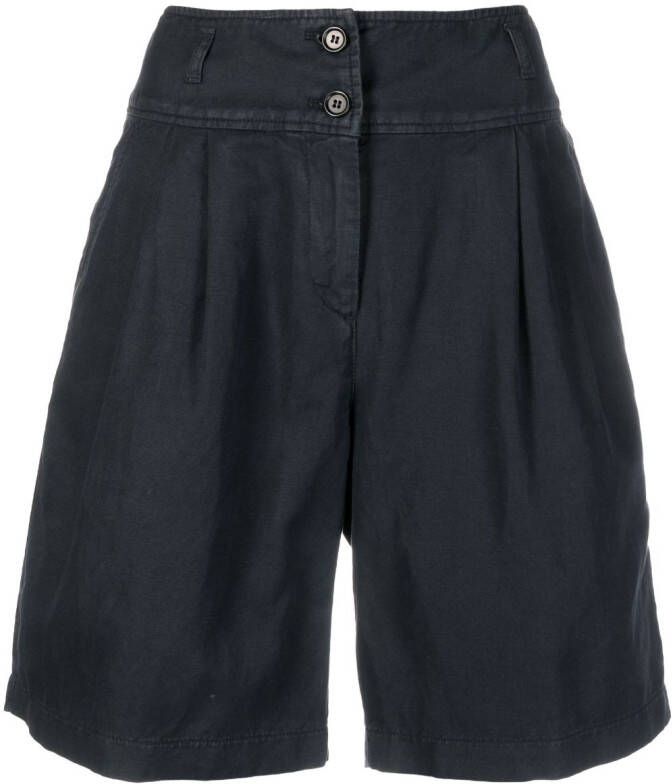 ASPESI Shorts met geplooid detail Blauw