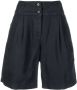 ASPESI Shorts met geplooid detail Blauw - Thumbnail 1