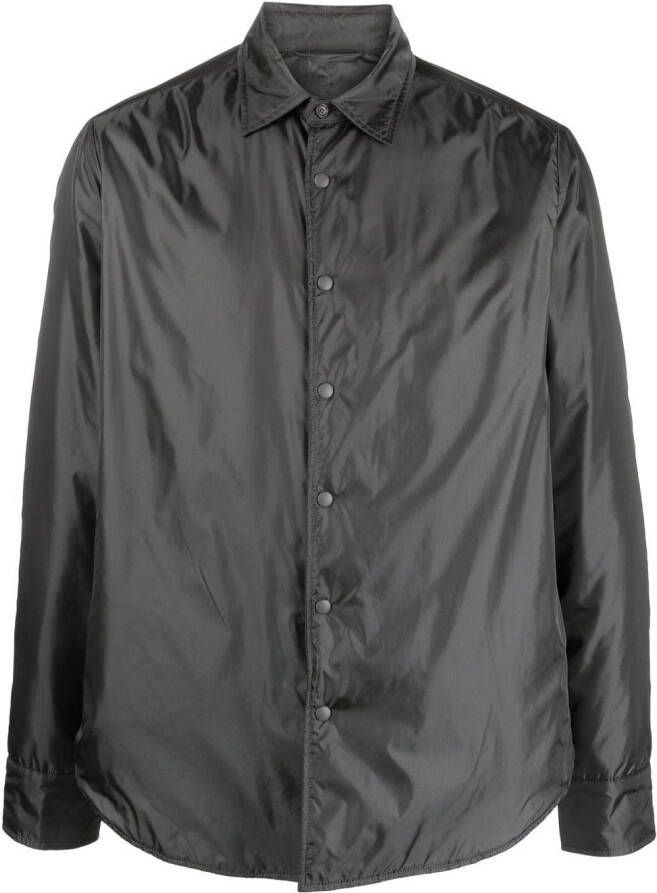ASPESI Shirtjack met drukknopen Grijs