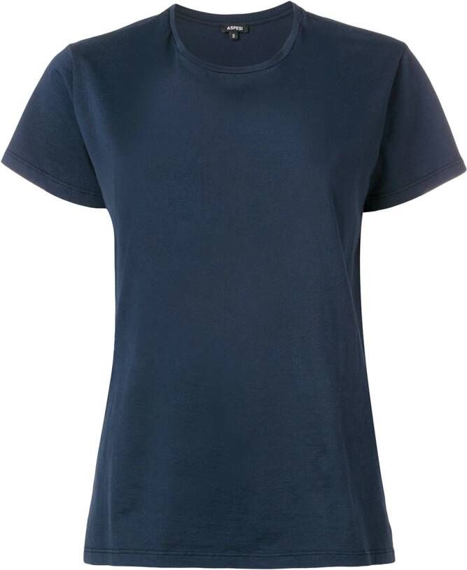 ASPESI relaxed fit T-shirt Blauw