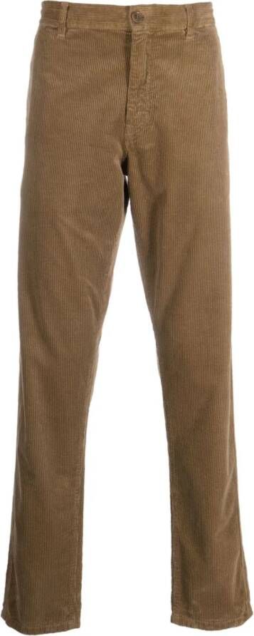 ASPESI Ribfluwelen broek Bruin