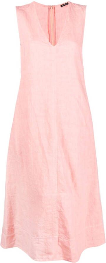 ASPESI Ruimvallende jurk Roze