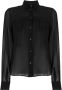 ASPESI Zijden blouse Zwart - Thumbnail 1