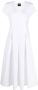 ASPESI Midi-jurk met korte mouwen Wit - Thumbnail 1