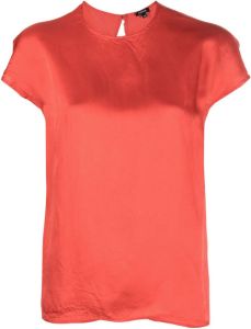 ASPESI Satijnen blouse Oranje