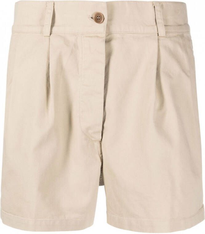 ASPESI Shorts met wijde pijpen Beige