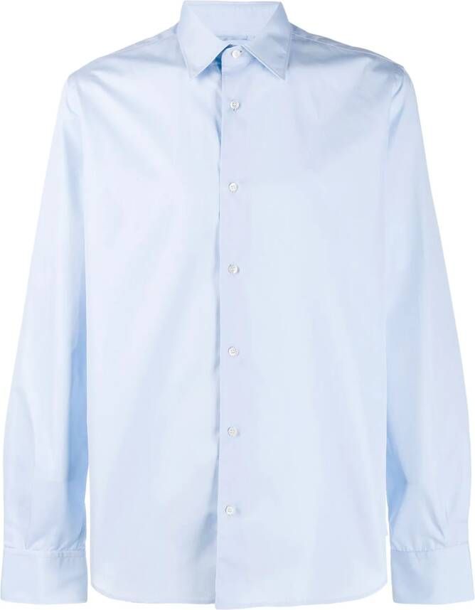 ASPESI Slim-fit overhemd Blauw