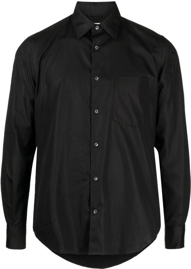 ASPESI Slim-fit overhemd Zwart