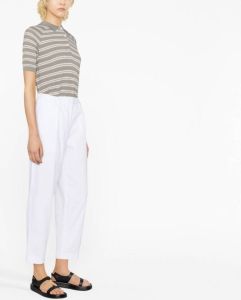 ASPESI straight-leg cotton trousers Wit