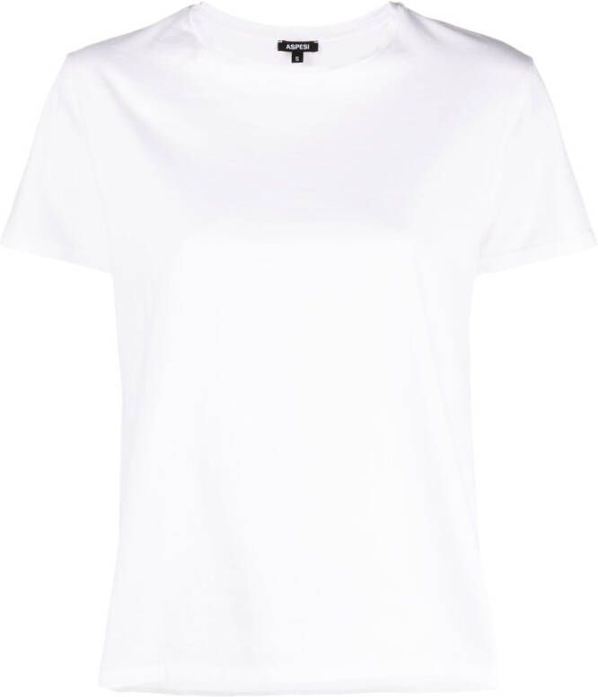 ASPESI T-shirt met ronde hals Wit