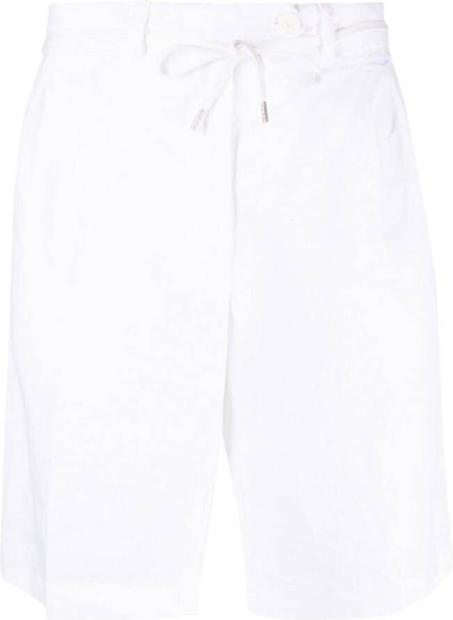 ASPESI Shorts met gestrikte taille Wit