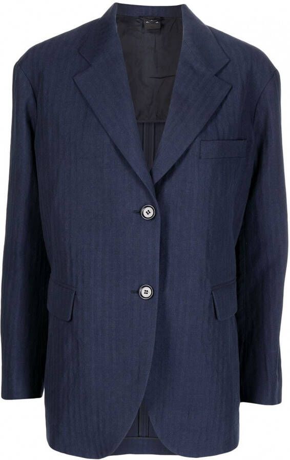 ASPESI Tweekleurige blazer Blauw