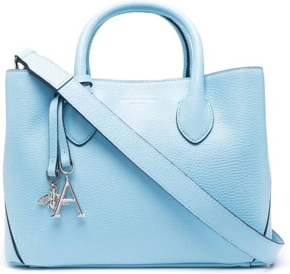 Aspinal Of London Azure shopper Blauw