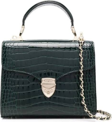 Aspinal Of London Mayfair midi-tas met handgreep Groen