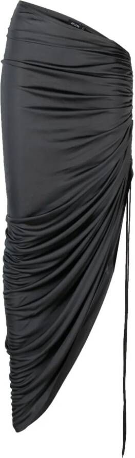 Atlein Asymmetrische rok Grijs