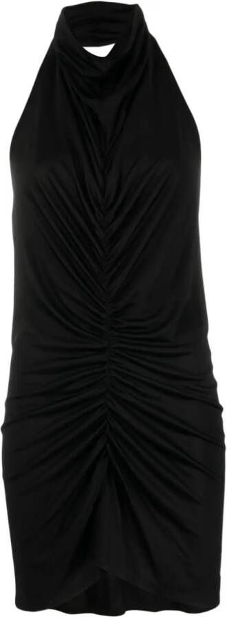 Atlein Mini-jurk met col Zwart