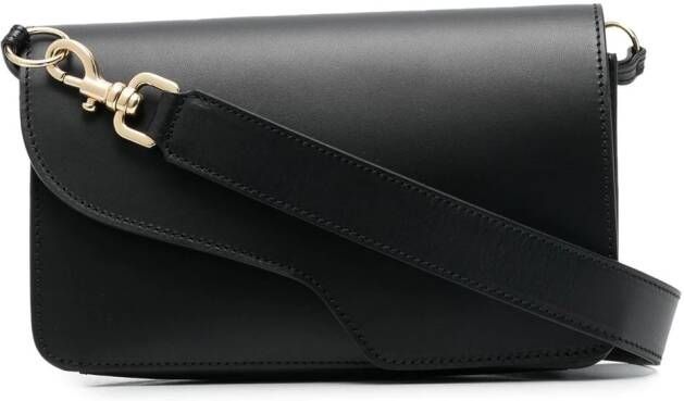 ATP Atelier Assisi leren shopper Zwart