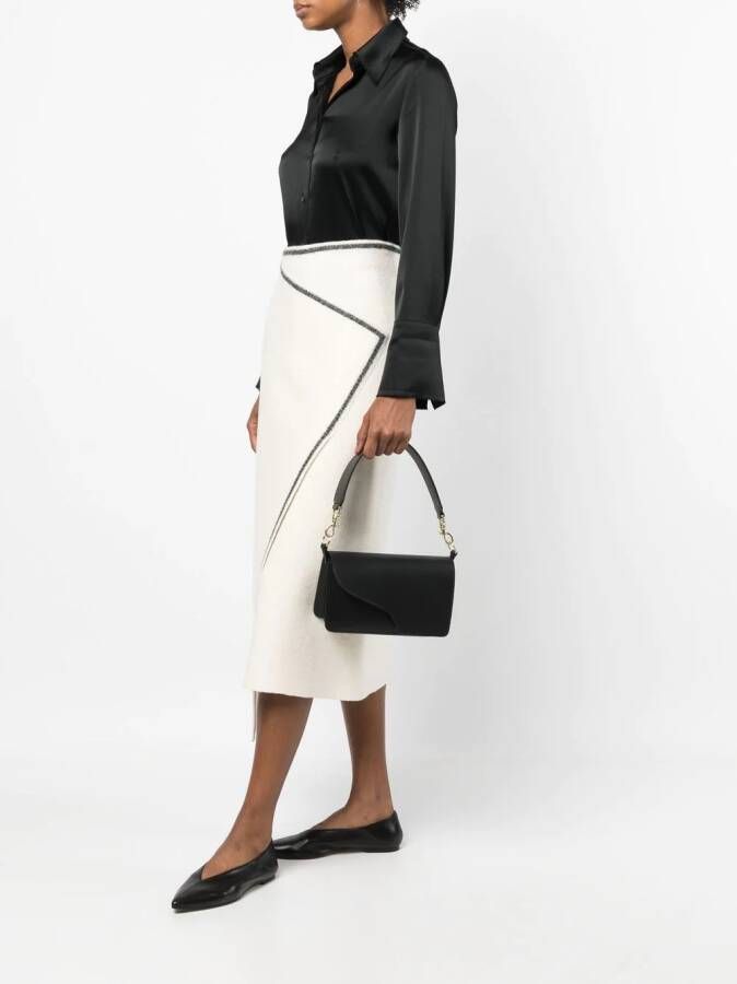 ATP Atelier Assisi leren shopper Zwart