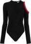 Atu Body Couture Body met uitgesneden schouders Zwart - Thumbnail 1