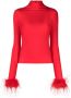 Atu Body Couture Top met hoge hals Rood - Thumbnail 1