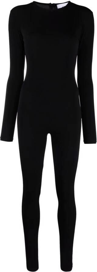 Atu Body Couture Jumpsuit met ronde hals Zwart