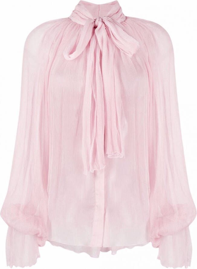 Atu Body Couture Linnen blouse Roze