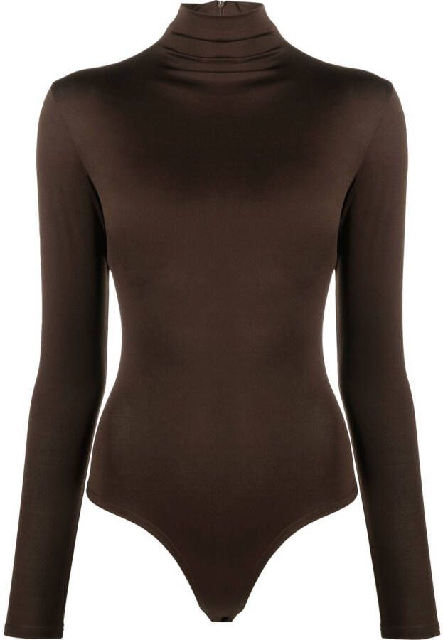Atu Body Couture Body met col Bruin