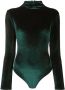 Atu Body Couture Fluwelen body Groen - Thumbnail 1