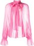 Atu Body Couture Semi-doorzichtige blouse Roze - Thumbnail 1