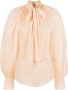 Atu Body Couture Blouse met strik Geel - Thumbnail 1