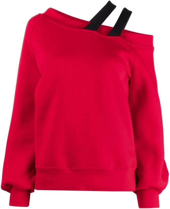 Atu Body Couture Sweater met open schouders Rood